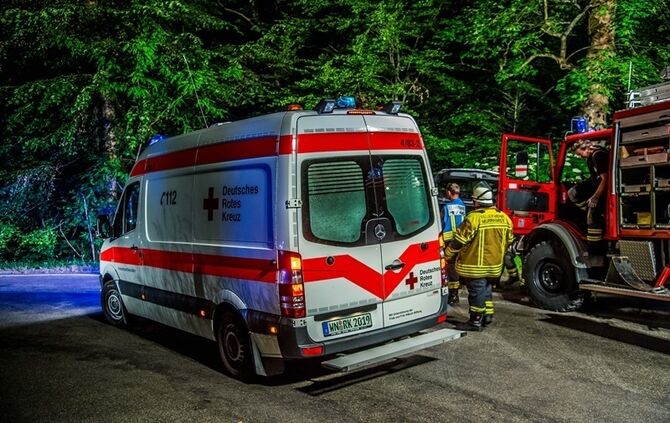 Opelfahrerin fährt in Kurve geradeaus in den Wald - Bild 05_2