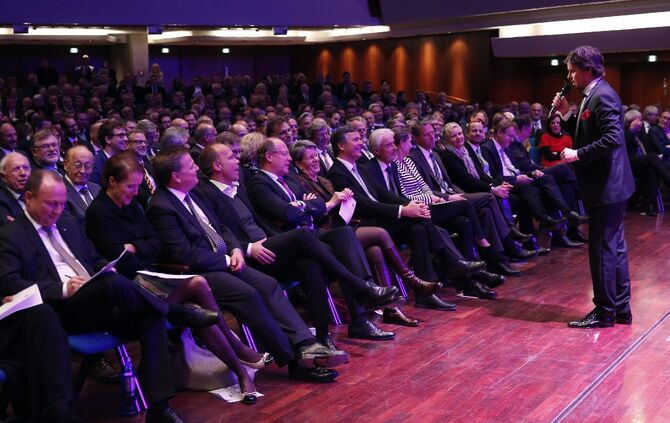 Neujahrsempfang der IHK in der Schwabenlandhalle._38