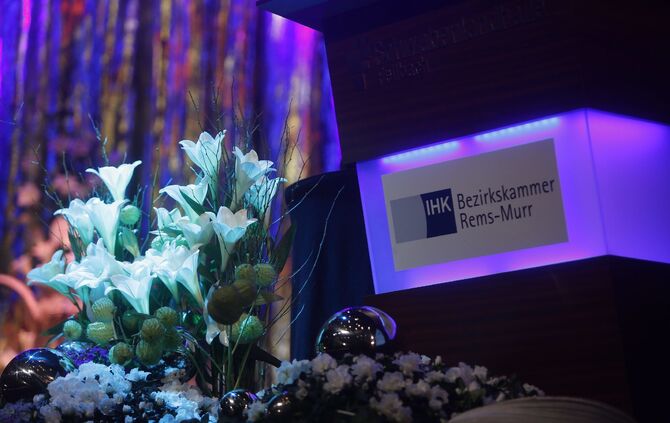 Neujahrsempfang der IHK in der Schwabenlandhalle._39