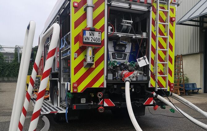 Feuerwehr Waiblingen, Brand