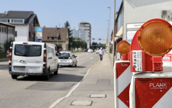 Fellbach Baustelle Höhenstrasse