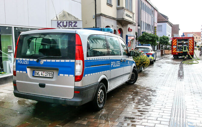 Tatort Markstr. Winnenden: nach vorangegangener Schlägerei, 02.08.2021.