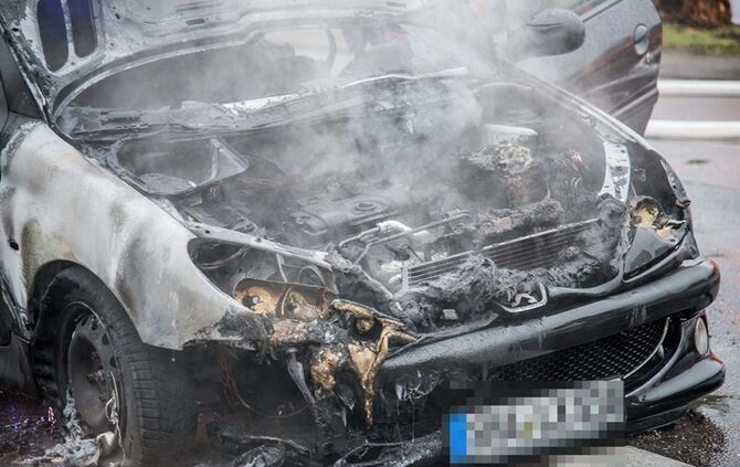 Peugeot brennt auf der B14 vollständig aus - Bild 19_16