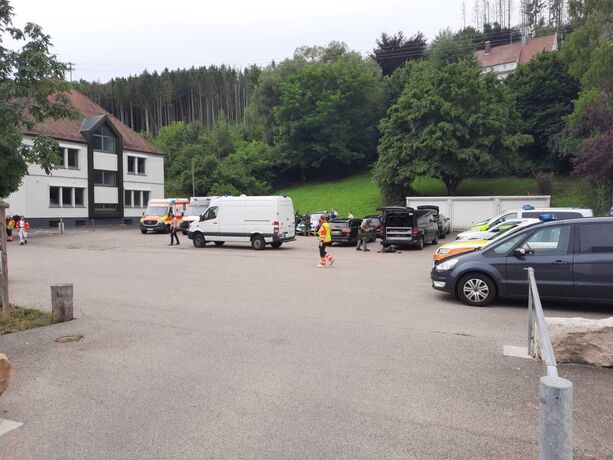 Polizei-Großeinsatz in Schwäbisch Gmünd