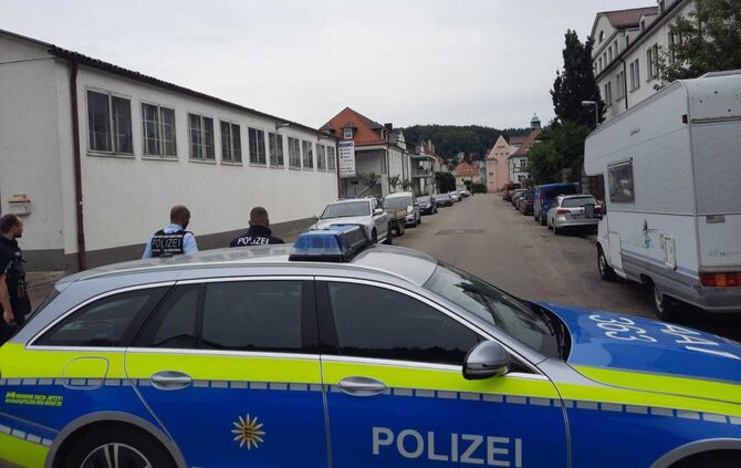 Polizei-Großeinsatz in Schwäbisch Gmünd