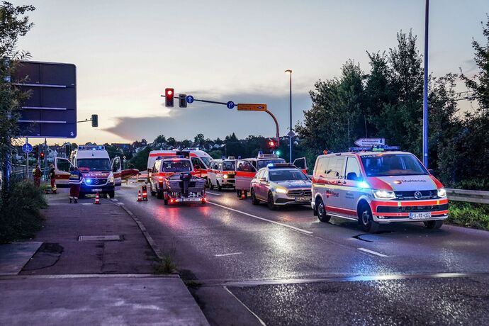 Wendlingen: Grosse Suchaktion nach vermisster Person im Neckar