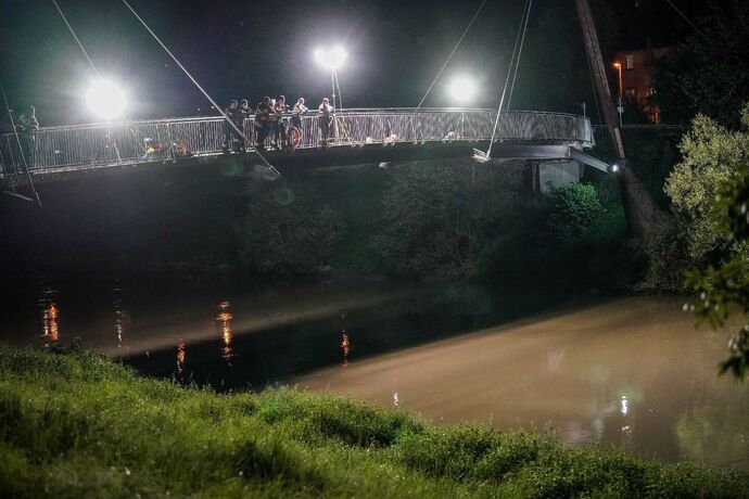 Wendlingen: Grosse Suchaktion nach vermisster Person im Neckar