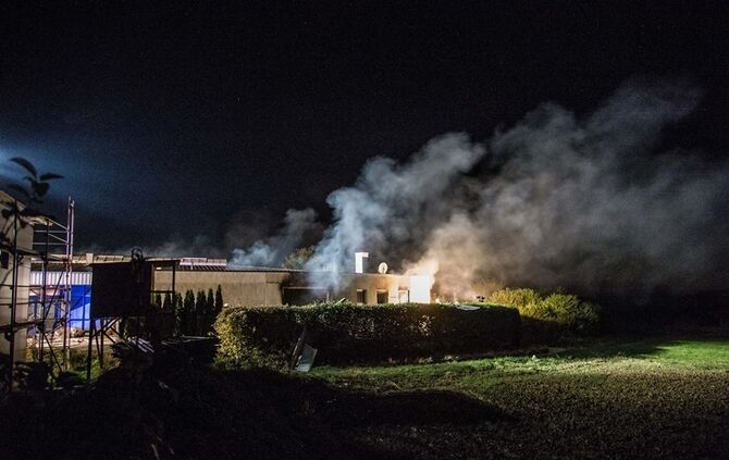 Wohnung brennt in Welzheim_36