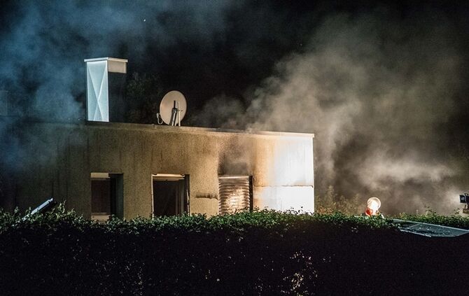 Wohnung brennt in Welzheim_45