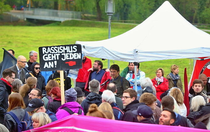 Demonstartion gegen den AFD-Landesparteitag_28