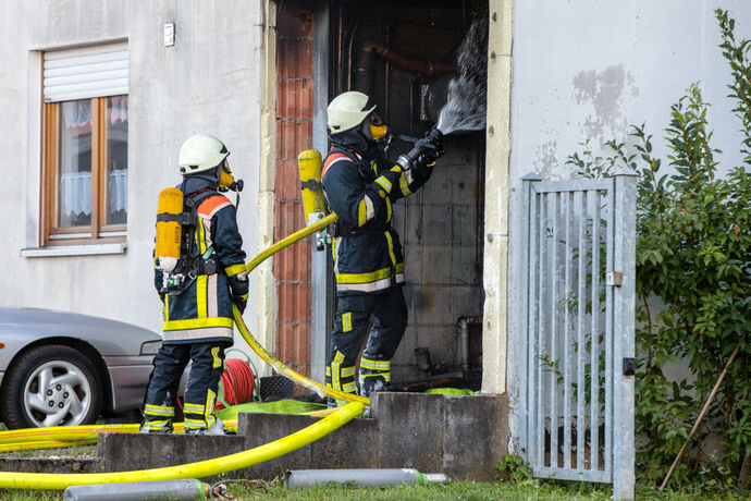 Autobrand, Dieselstr., Korb, 25.08.2021.
