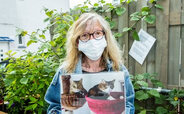 Wohnungssuche: Frau P. von der Ehrlacher Höhe in der Kreativwerkstatt Karla Kreativ, Backnang, 24.08.2021.