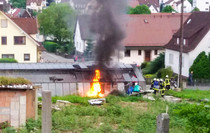 Brand in Gewächshaus - Bild 14_0