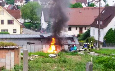 Brand in Gewächshaus - Bild 14_0