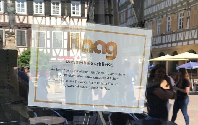 Haag schließt
