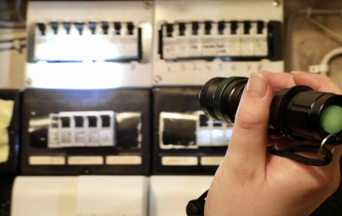 Stromausfall Stromkasten Sicherungskasten