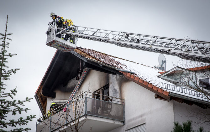 Dachstuhlbrand in Stetten_2