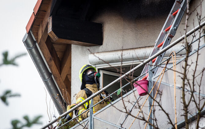 Dachstuhlbrand in Stetten_5