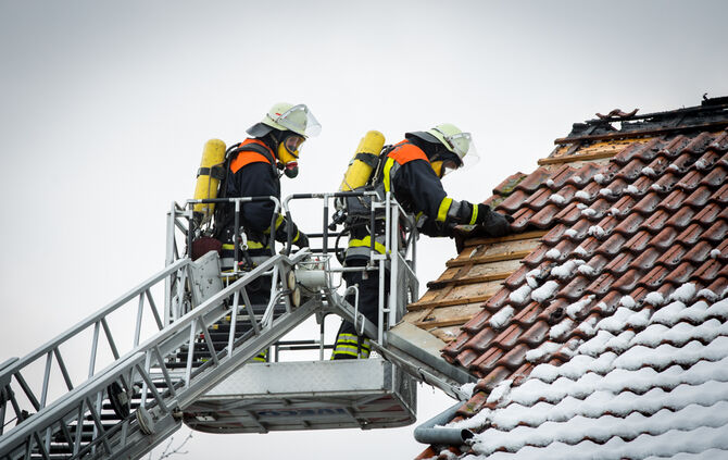 Dachstuhlbrand in Stetten_9
