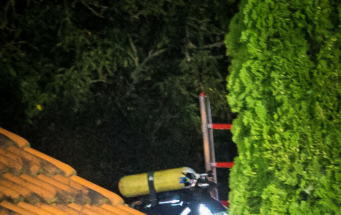 Zwei Leichtverletzte bei Schuppenbrand - Bild 08_1