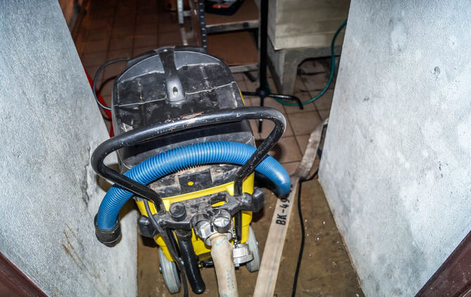 Vollgelaufene Keller beschaeftigen die Feuerwehr in Leutenbach - Bild 05_3