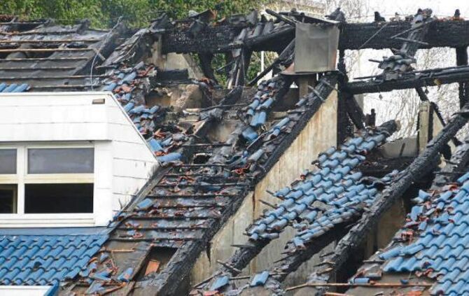 Brand Haus Schüttelgrabenring Waiblingen