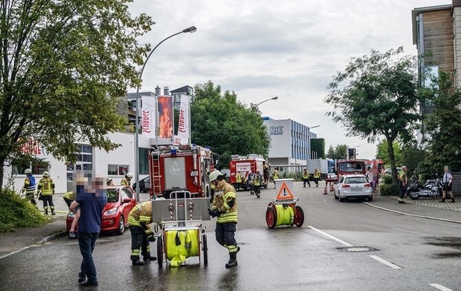 Fellbach-Schmiden: Dachbrand in Rohbau