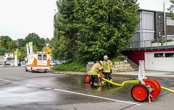 Fellbach-Schmiden: Dachbrand in Rohbau