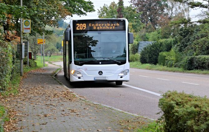 Busfahren in Korb Haltestellen sollen barrierefrei werden
