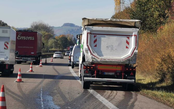Unfall auf der B29 bei Schorndorf