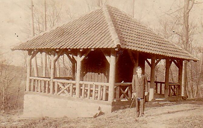 Postkarte Schutzhütte