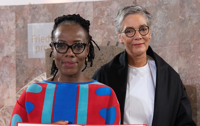 Verleihung des Friedenspreises des Deutschen Buchhandels an Tsitsi Dangarembga, 24.10.2021, Frankfurt am Main