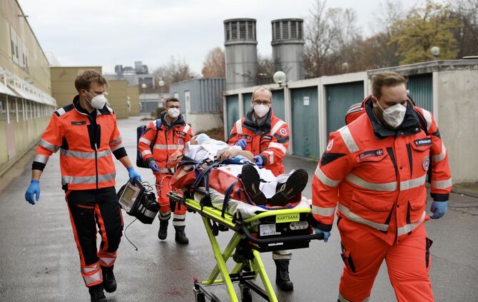 DRK-Übung in Waiblingen 13.11.2021