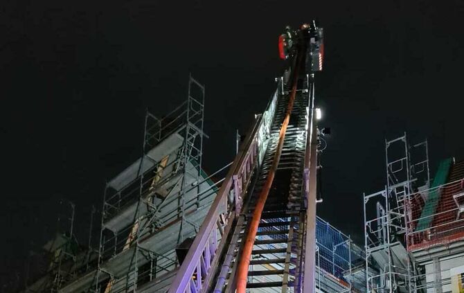 Brand in Backnang am 25.11.