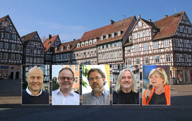 OB-Wahl Schorndorf Kandidaten Zweiter Wahlgang Collage