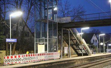 abgesperrte Aufzüge