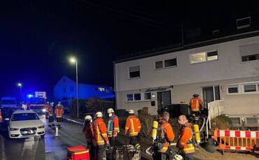 Brand in Einfamilienhaus in Backnang 28.11.2021