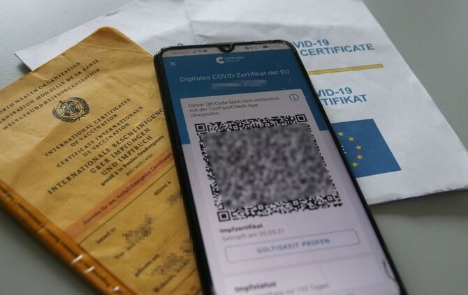 Impfpass alt - Digital