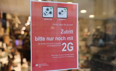 2G Einzelhandel Symbol Symbolfoto Symbolbild