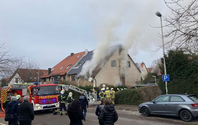 Feuerwehreinsatz in Hohenacker