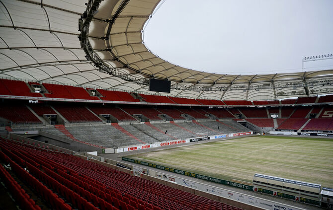 Mercedes-Benz-Arena Symbolbild, Geisterspiel, Geisterspiele