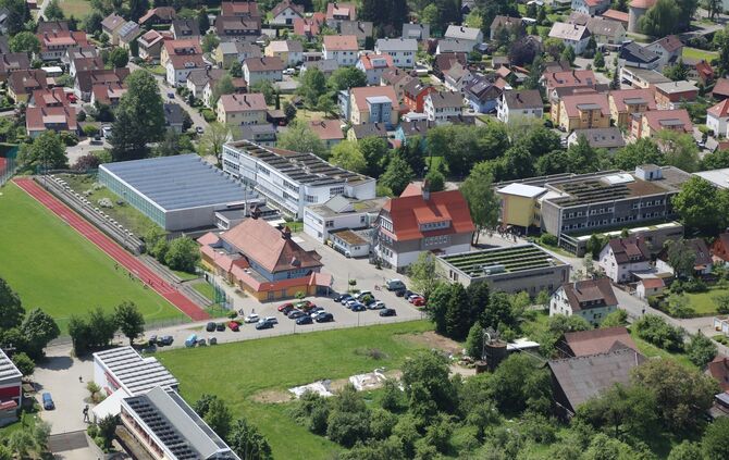 Luftbild Schulzentrum