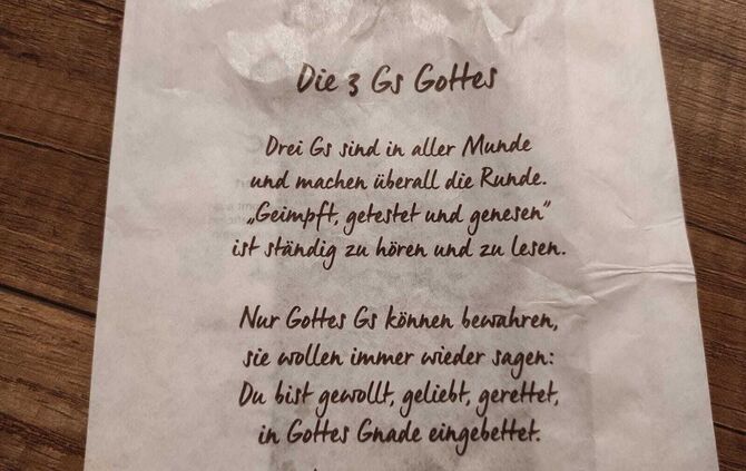 Urbach Schulze Bäckerei Bäckertüte 3G Bäcker
