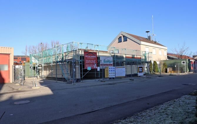 Baustelle Anbau Feuerwehrhaus