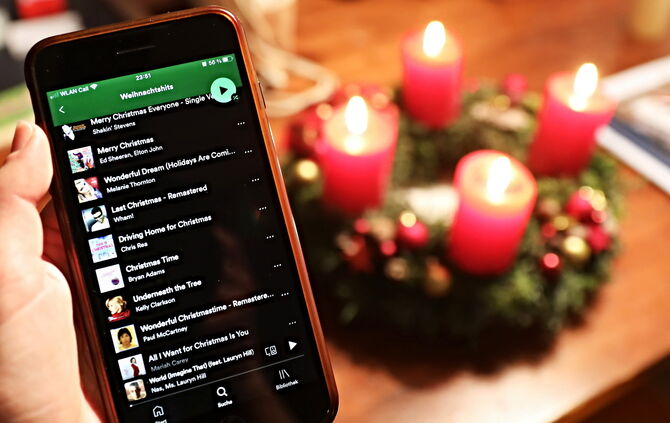 Weihnachtshits Symbolbild