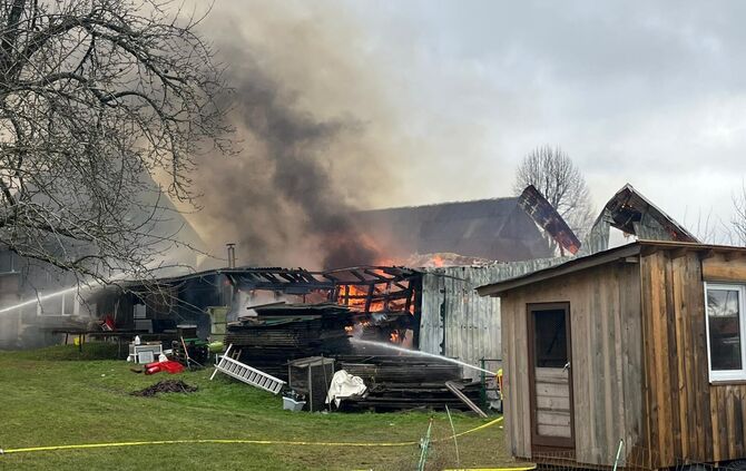 Kaisersbach Gmeinweiler Brand Feuer Feuerwehr