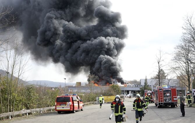 Korb Brand Remstalhalle
