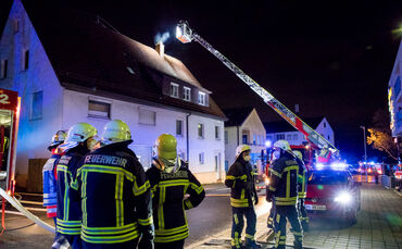 Feuerwehreinsatz, Benningerstr., Waiblingen-Hohenacker, 30.12.2021.