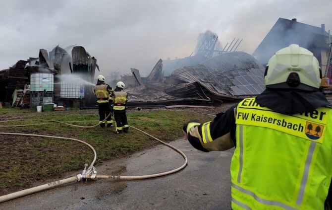 Großbrand Kaisersbach Gmeinweiler
