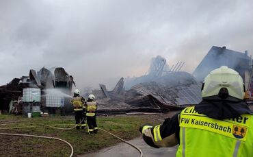 Großbrand Kaisersbach Gmeinweiler